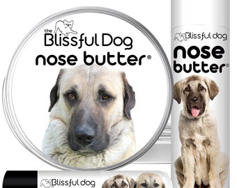 Anatolian Shepherd Nose Butter® Handcrafted in Minnesota All Natural Balm for Crusty, Dry Dog Noses in Tins & Tubes with Anatolian Dog Label