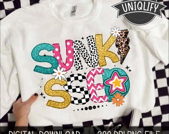 Sunkissed Png, Preppy Sunkissed Png, Preppy Summer Png, Brushstroke Summer Sublimation, Summer Coquette Png, girly summer png, coastal Png