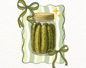 Pickle sublimering PNG preppy pickles burk PNG pickle lover PNG pickle burk akvarell clipart PNG pickle burk sublimering PNG direktnedladdning