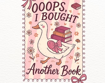 Oeps, ik heb nog een boek gekocht grappige gans leesgrage png PNGEgg