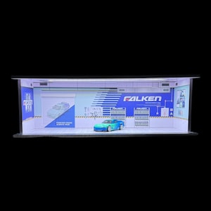 Falken Diecast Display Diorama Parking Garage Model 1:64