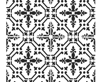 journaling painting baking shawn petite stenciling crafting kids art journaling Spanish Tiles 2 12x12 stencil