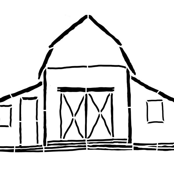 Barn Stencil Etsy