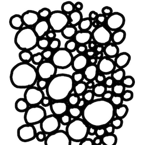 Doodle Circle with mask 8x10 stencil, crafting, baking, kids, journaling, art journaling, painting, stenciling, shawn petite