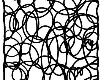 Máscara Letting Go 8x10 estêncil, artesanato, confeitaria, crianças, diário, diário de arte, pintura, estêncil, Shawn Petite
