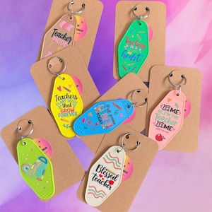 Best Personalized Teacher Keychain - Unique Appreciation Gift, School & Car Key Ring, Thoughtful Present Accessory for Educators