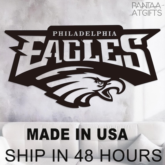 Philadelphia Eagles Metal Wall Sign,Eagles Metal Sign, Metal Wall Decor,Eagles Fans Gift,Living Room Decor,Man Cave