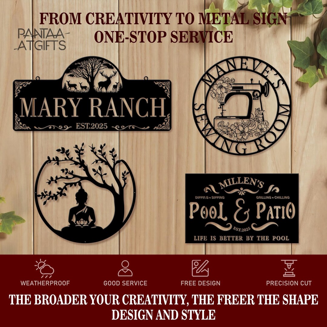 Custom Metal Sign,personalized Your Logo Here Sign,your Text Here Sign ...
