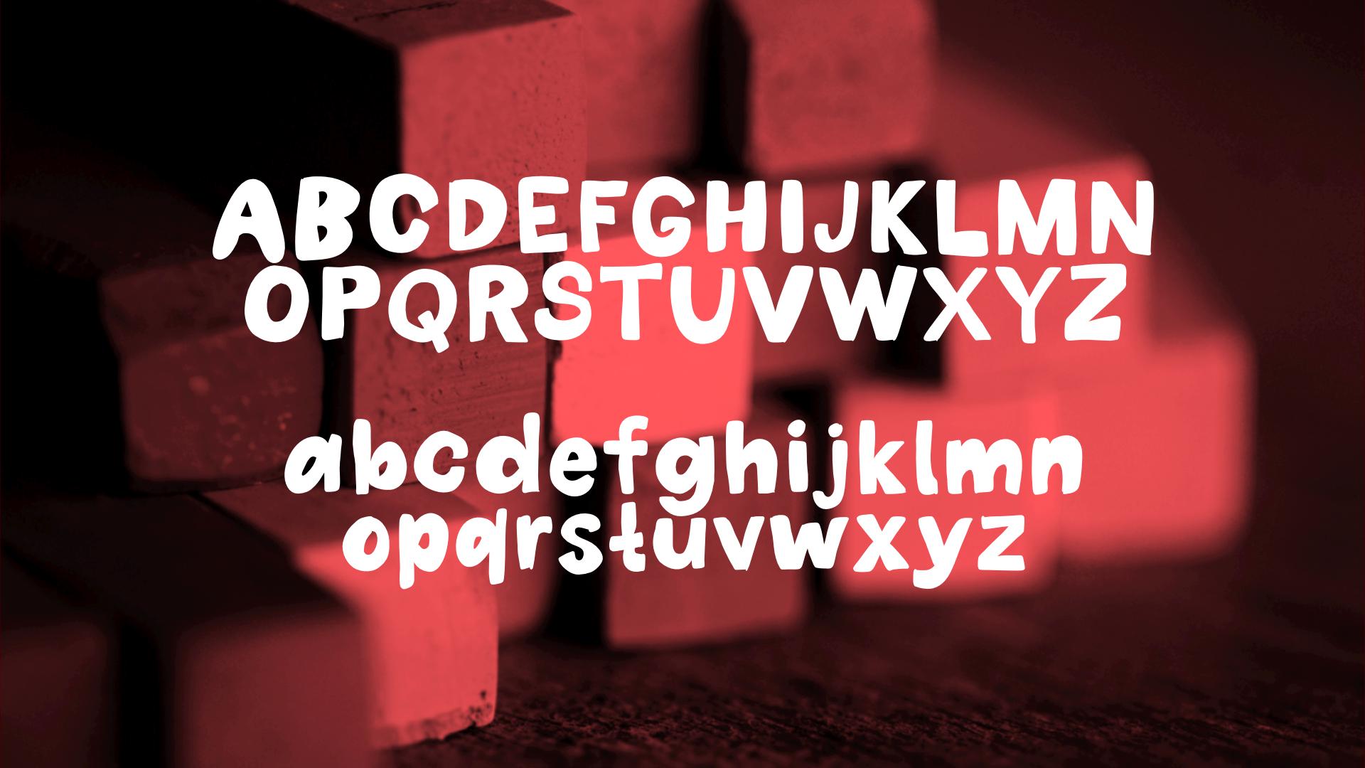 Block Block Font | Blockish Font | Hand Drawn Font | Digital Font - Etsy