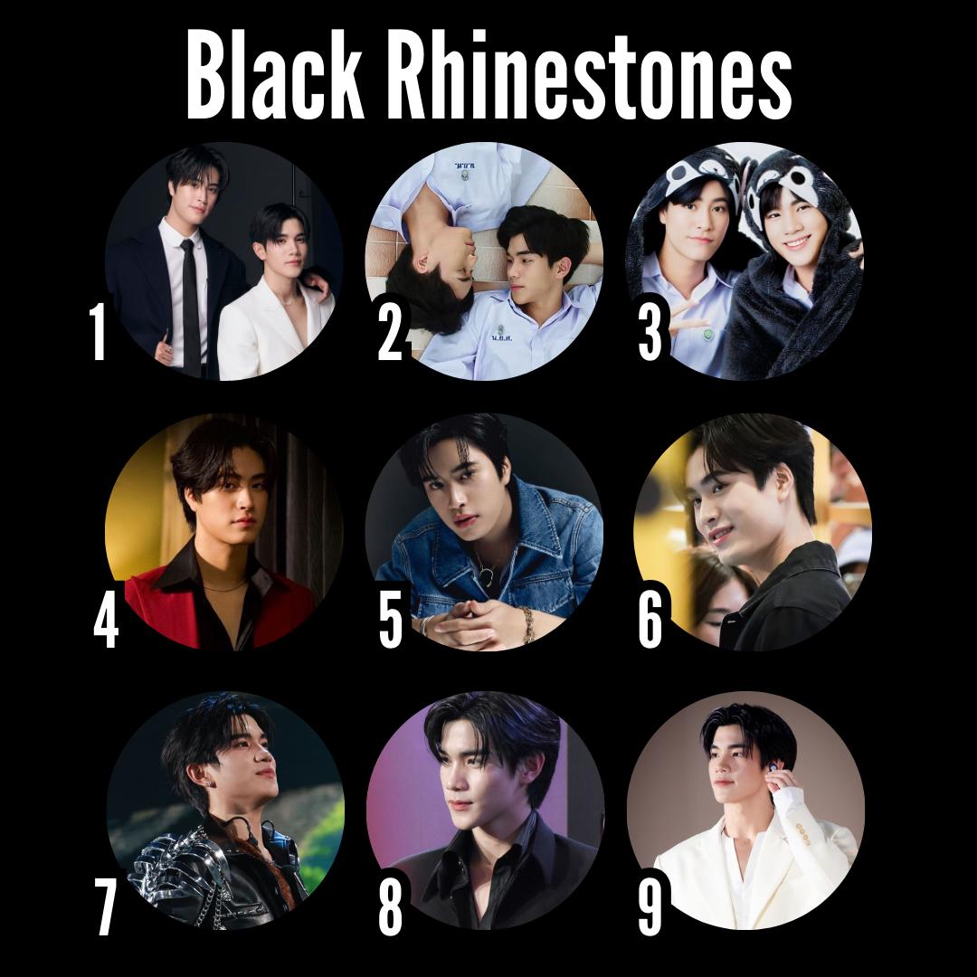 Geminifourth Handmade BL Actor Rhinestone Handheld Picket