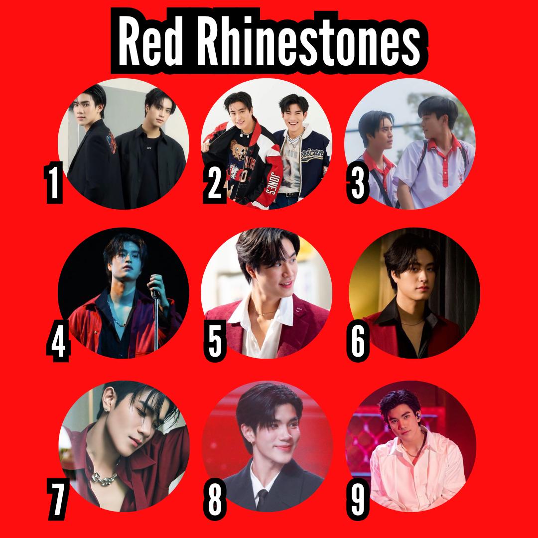 Geminifourth Handmade BL Actor Rhinestone Handheld Picket