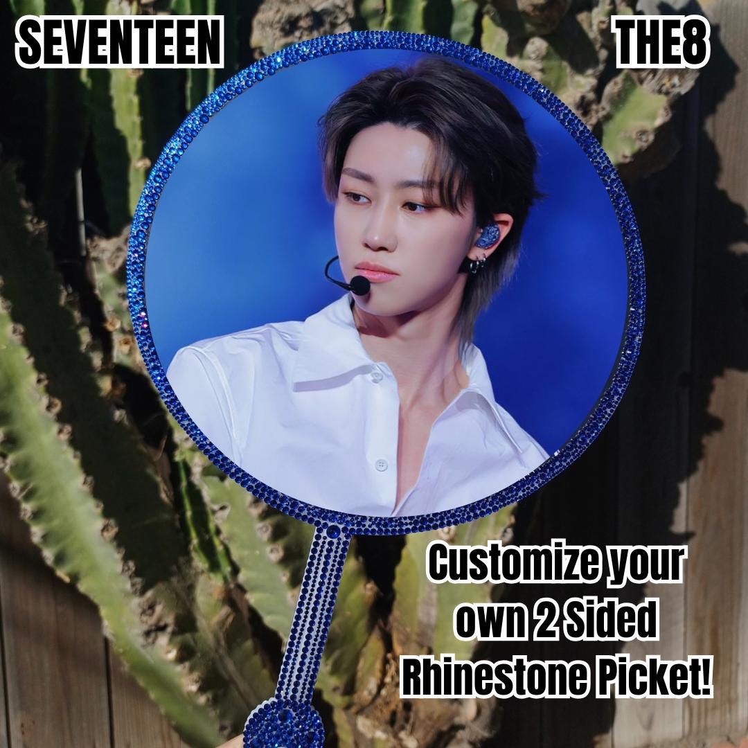 THE8 SEVENTEEN Xu Minghao Handmade KPOP Rhinestone Handheld