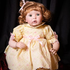 süße Vintage Marie Osmond Porzellanpuppen - Sammlerstücke, Mama/Bestie/Mädchen/Neugeborene/Party/Geburtstag/Braut/Babyparty/Weihnachtsgeschenk