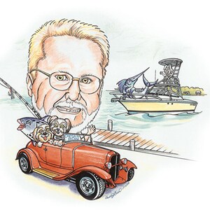 Kundenspezifische Karikaturen - Erstaunliches Geschenk!