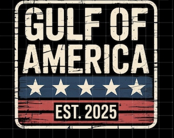 Gulf of America Retro Png, Gift for Americans, Patriotic Republican Shirt, Patriot American Png, Patriotic Png, Patriotic Decor, Png