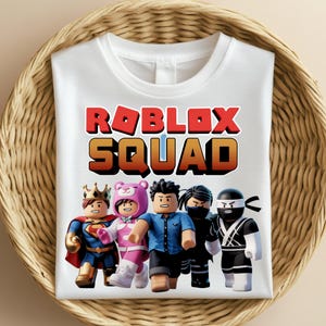 Roblox Squad Png, Gaming Png, Roblox T-Shirt Png, Spielfiguren, Sublimationsdesign, Roblox Boys Png, Sublimations Png, digitaler Download