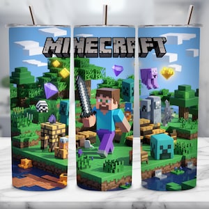 Gamer Tumbler Wrap, Video Game 20oz Skinny Sublimation, Gaming Fuel Cup, Sublimation PNG, Gift for Gamers, Kids Boys Girls, Digital Downlaod