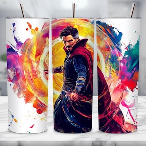 Superhero Tumbler Wrap: 20oz Skinny Tumbler Design (Digital Download)