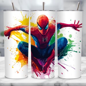 Superhero Tumbler Wrap: Hero PNG, 20oz Skinny Tumbler Sublimation (Digital Download)