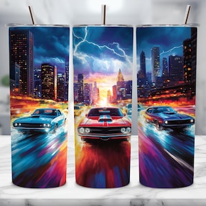 Racing Car Tumbler Wrap, 20oz Skinny Tumbler Sublimation, Race Car Tumbler Design, Sports Car Tumbler PNG, Digital Download, Kids Tumbler
