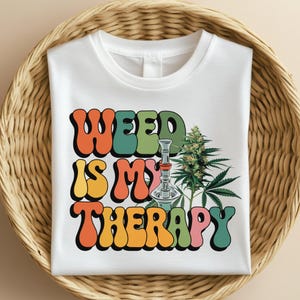 T-shirt Homme Gildan Blanc - Message Marrant Sur La Marijuana - Taille L - Neuf Sans étiquette