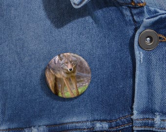 高解像度コヨーテピン：野生動物愛好家向けアクセサリー