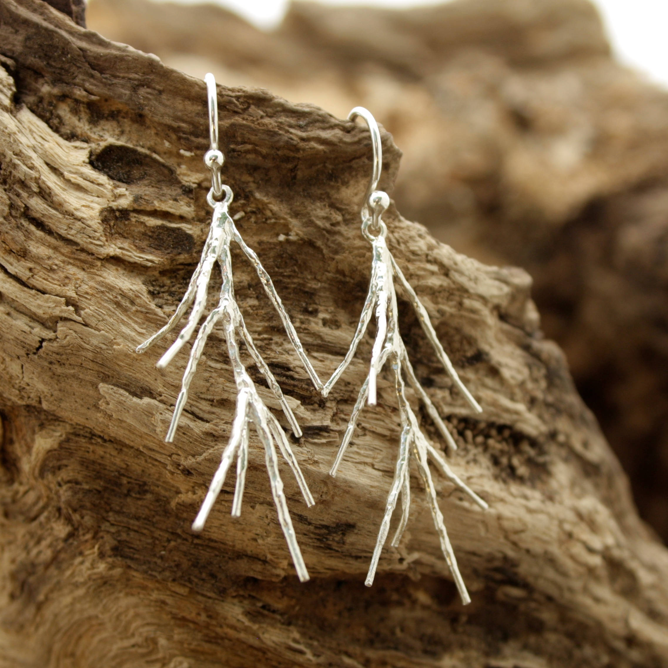 Pine Needle Earrings, Pine Tree, Branch Earrings, Tree of Life