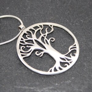 Tree of Life Handmade Silver Pendant image 4