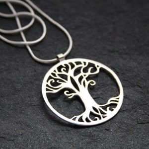 Tree of Life Handmade Silver Pendant image 3