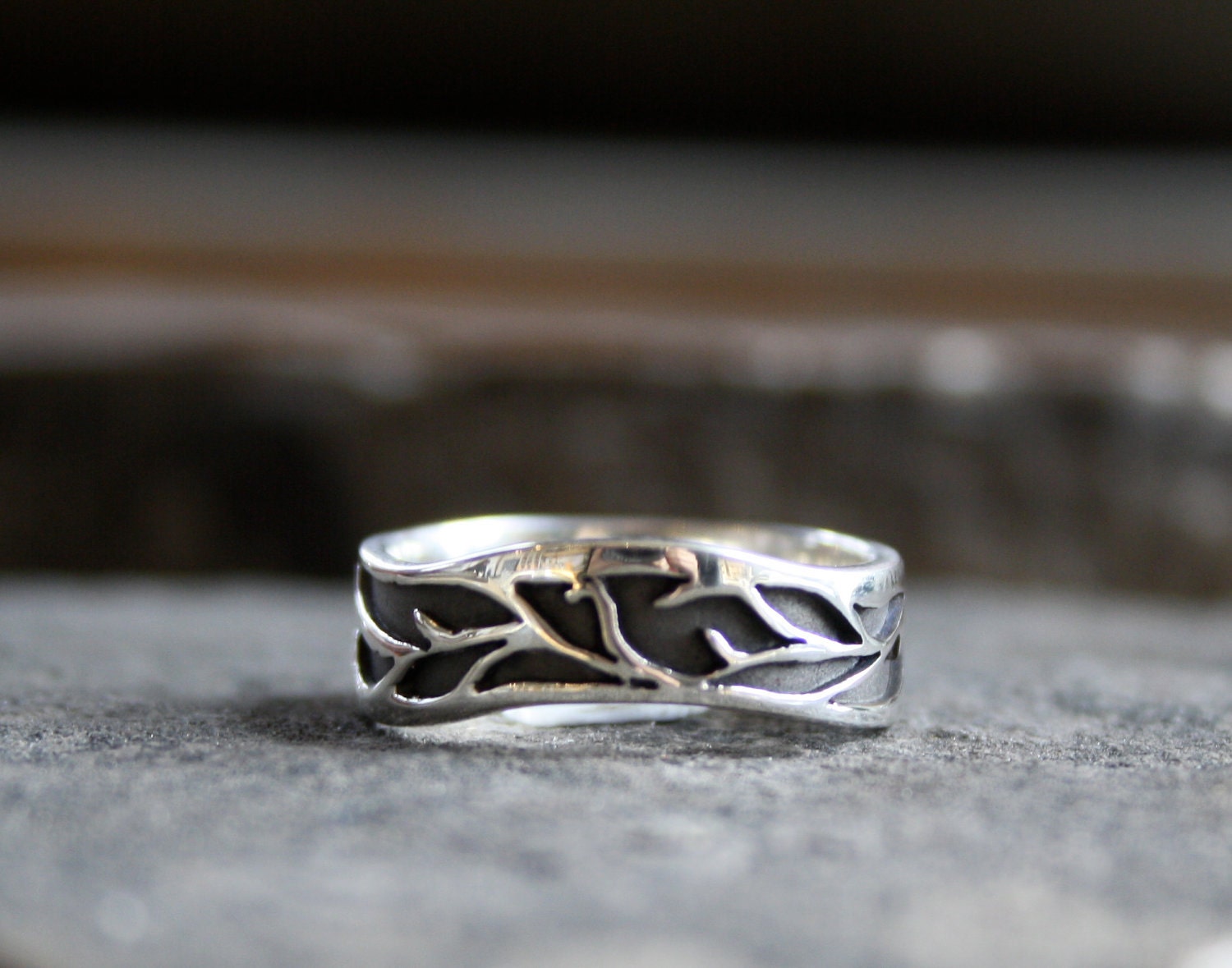 Ring vinyasa silver