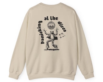 Panicking at the Disco Frog Sweatshirt, Anxiety Relief Pullover