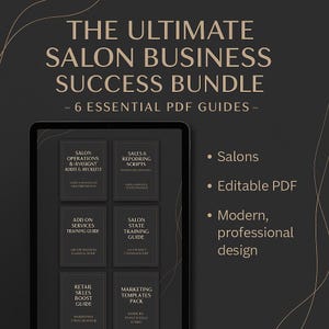 Salon Success Operating System | 8-in-1 CEO, Marketing & Quality Control Toolkit