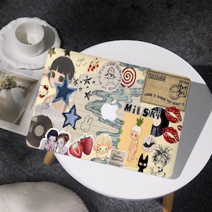 Capa com arte de cartão postal vintage para MacBook Air 11/13/15, MacBook Pro 13/14/15/16, MacBook 12' A2338, A2681, A2337, para laptop Apple 2025