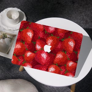 Juicy Strawberries Cover Case For MacBook Air 11/13/15, MacBook Pro 13/14/15/16, MacBook 12&#39; A2338, A2681, A2337, for Apple Laptop 2025