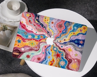 Rainbow Galaxy Cover Case For MacBook Air 11/13/15, MacBook Pro 13/14/15/16, MacBook 12&#39; A2338, A2681, A2337, for Apple Laptop 2025