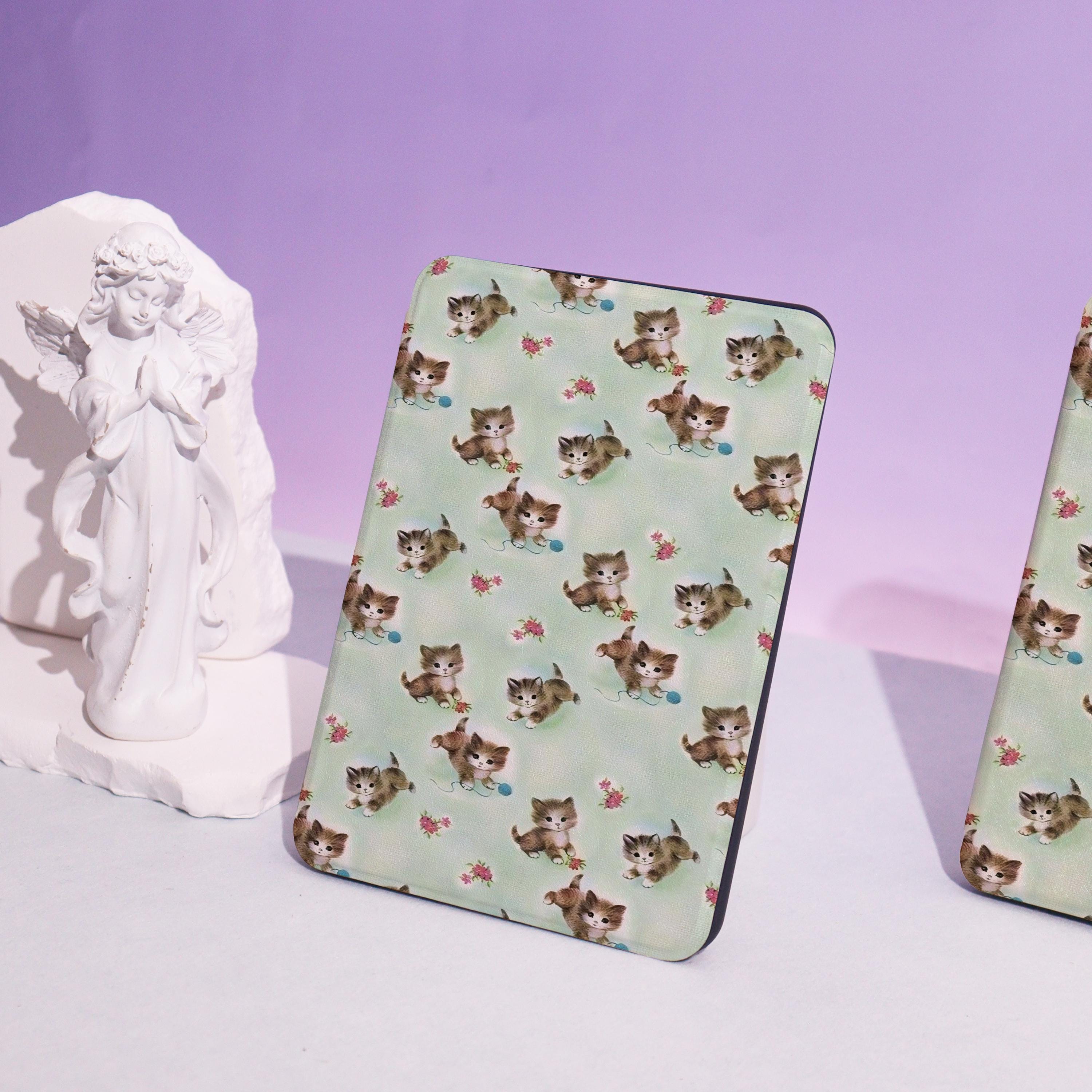 Kittenページ ノベルティ　ケース Vintage Kitten Pattern Personalised Case Cover for Kindle