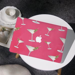 Chic Cocktail Print Cover Case For MacBook Air 11/13/15, MacBook Pro 13/14/15/16, MacBook 12&#39; A2338, A2681, A2337, for Apple Laptop 2025