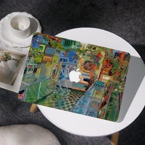 Lively Interior Illustration Cover Case For MacBook Air 11/13/15, Pro 13/14/15/16, MacBook 12&#39; A2338, A2681, A2337, for Apple Laptop 2025