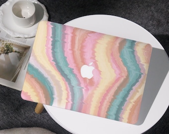 Swirling Color Cover Case For MacBook Air 11/13/15, MacBook Pro 13/14/15/16, MacBook 12' A2338, A2681, A2337, for Apple Laptop 2025