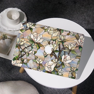 Retro Flower Pattern Cover Case For MacBook Air 11/13/15, MacBook Pro 13/14/15/16, MacBook 12&#39; A2338, A2681, A2337, for Apple Laptop 2025
