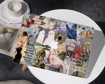 Ghost Collage Aesthetic Cover Case For MacBook Air 11/13/15, MacBook Pro 13/14/15/16, MacBook 12' A2338, A2681, A2337, for Apple Laptop 2025