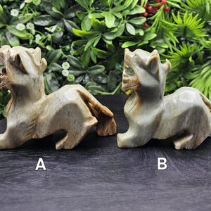 Fierce Chinese Jade Tiger Carving Large Size