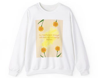 Sudadera unisex con cuello redondo Our Hearts