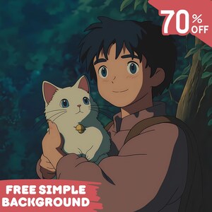 Custom Ghibli-Style Art | Anime Portraits for Couples, Anime From Photo, Families & Pets, Personalized Anime, Potrait for Gift, Anniversary