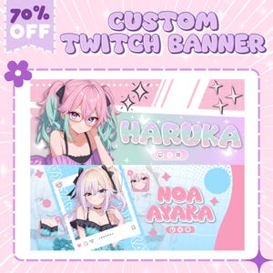 Custom Twitch Banner, Twitch Banner, Anime Banner, Banner Design, Customize Banner, Twitter Banner, Youtube Banner, Discord Banner