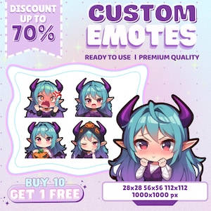 Custom Twitch Emotes, Animated Emotes, Vtuber Emotes, Kick Emotes, Sub Emote, Anime Emote, Pet Animal Emote For Your Stream Youtube Facebook
