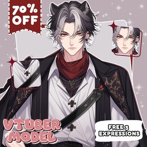 Custom live2d Vtuber commission | Vtuber assets | Live2d model commission | Pngtuber | Anime | Anime art Commission