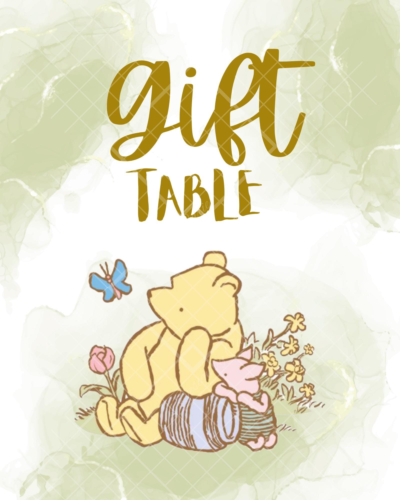 Winnie the Pooh Baby Shower Signs - Thumbnail 4