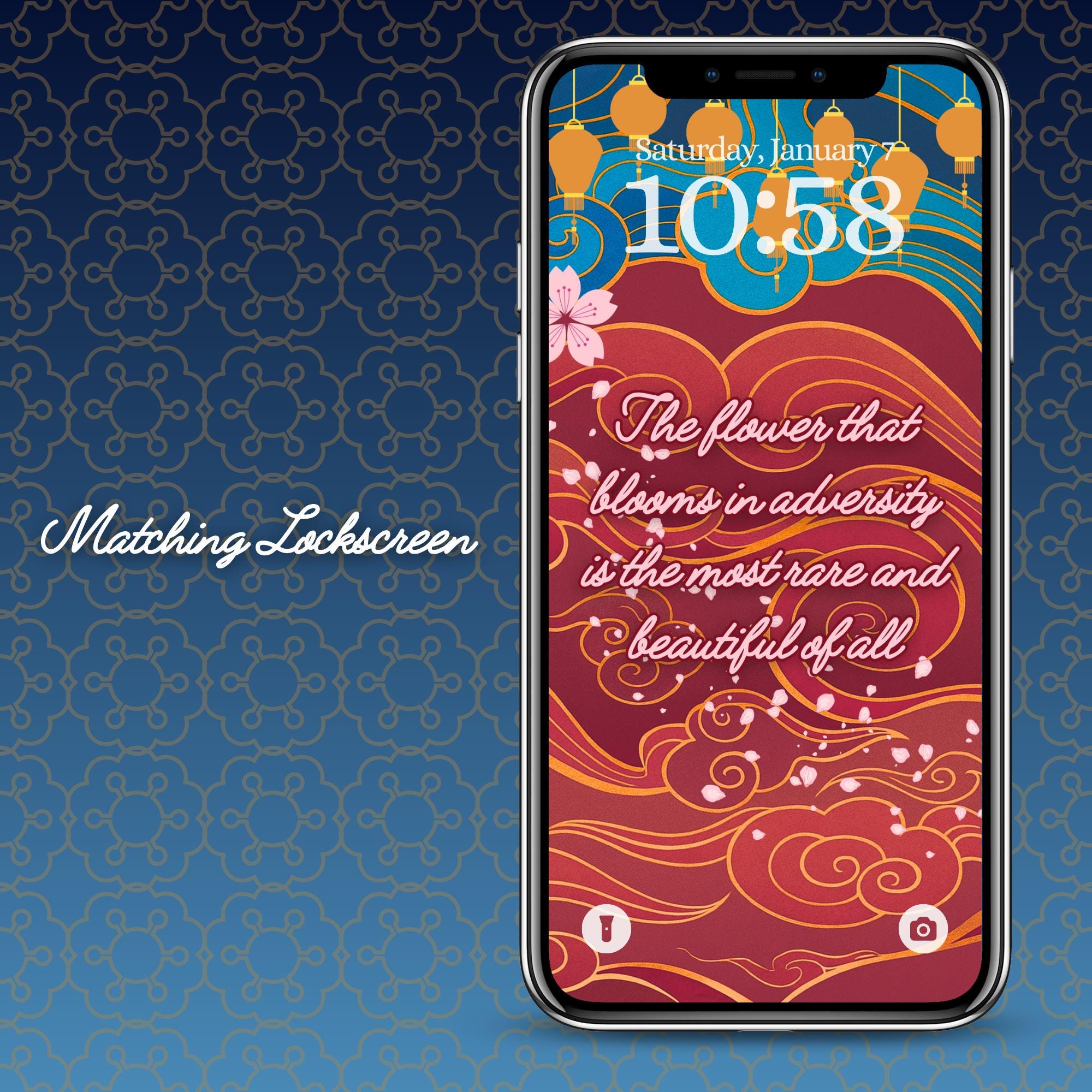 Disney Mulan iPhone Bookshelf Background and Matching Lockscreen - Thumbnail 3
