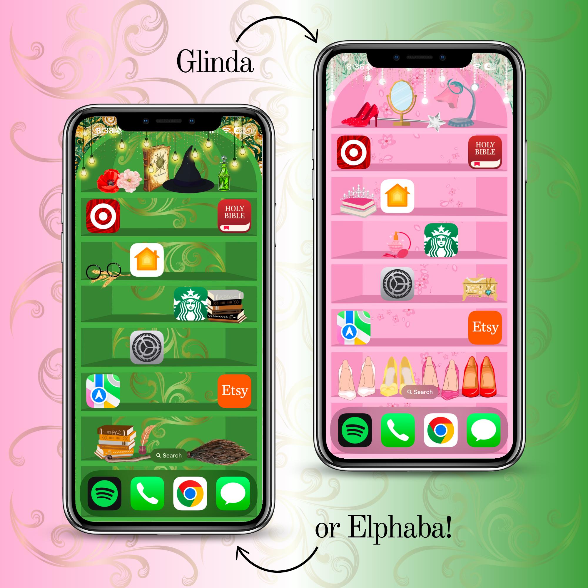 Wicked iPhone Bookshelf Backgrounds with Matching Lockscreens - Thumbnail 3
